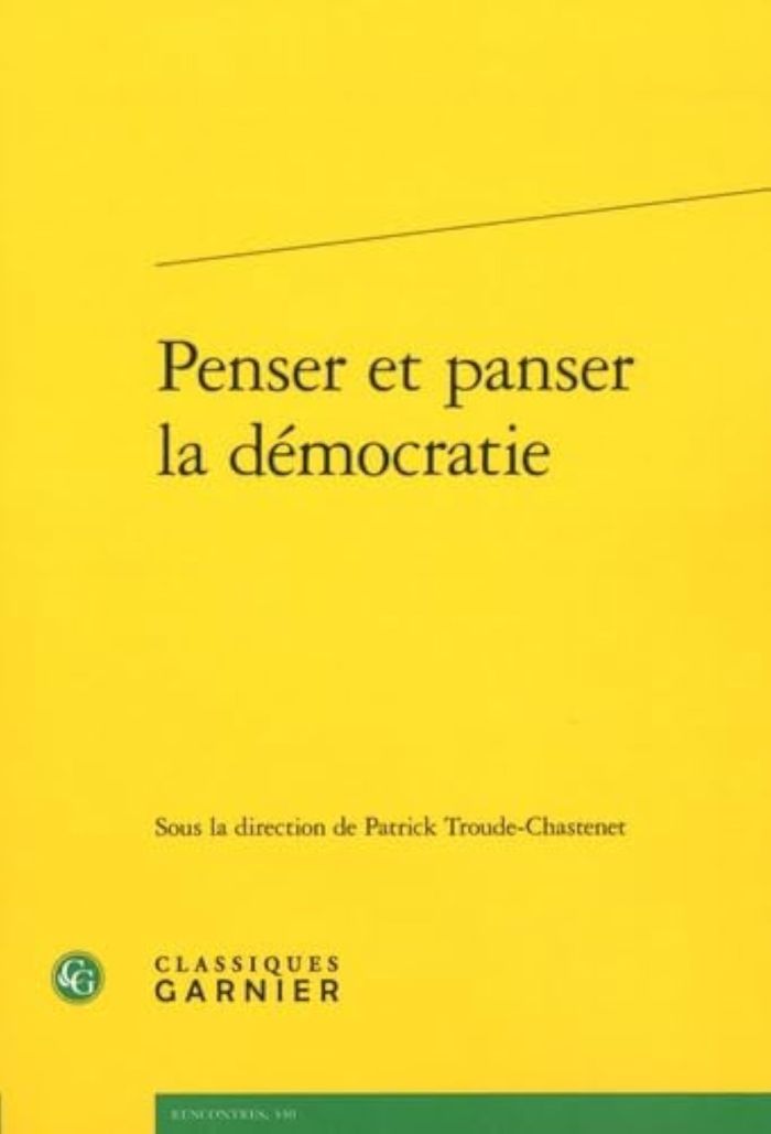 Couverture du livre « PENSER ET PANSER LA DEMOCRATIE » de P. Troude-Chastenet, librairie Les Contes Infusés à Corte