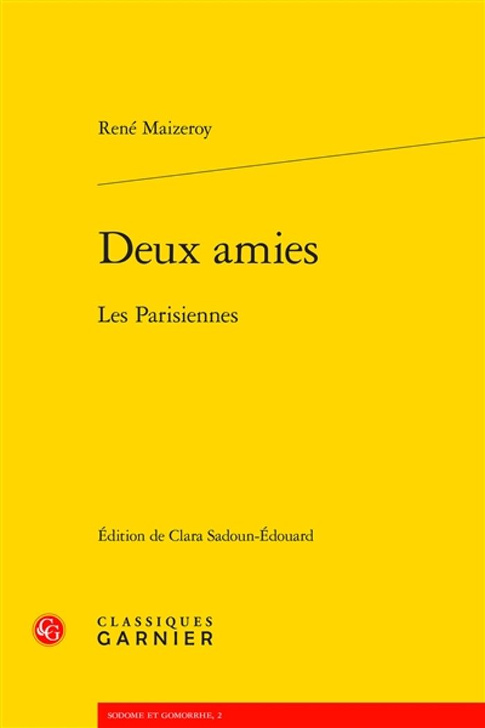 Couverture du livre « DEUX AMIES - LES PARISIENNES », librairie Les Contes Infusés à Corte