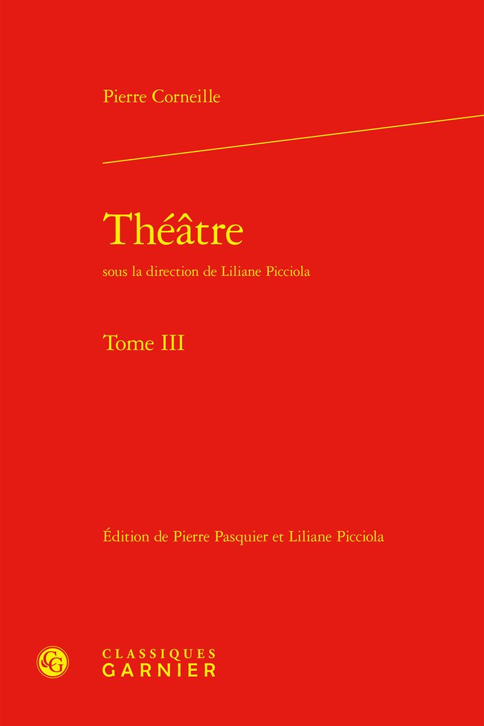 Couverture du livre « Théâtre » de Pierre Corneille, librairie Les Contes Infusés à Corte