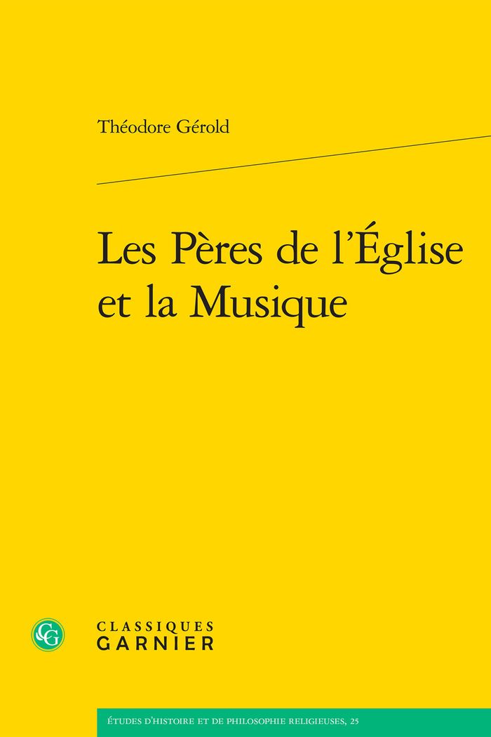 Couverture du livre « LES PERES DE L'EGLISE ET LA MUSIQUE », librairie Les Contes Infusés à Corte