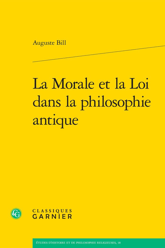 Couverture du livre « LA MORALE ET LA LOI DANS LA PHILOSOPHIE ANTIQUE » de Matthieu Arnold, librairie Les Contes Infusés à Corte