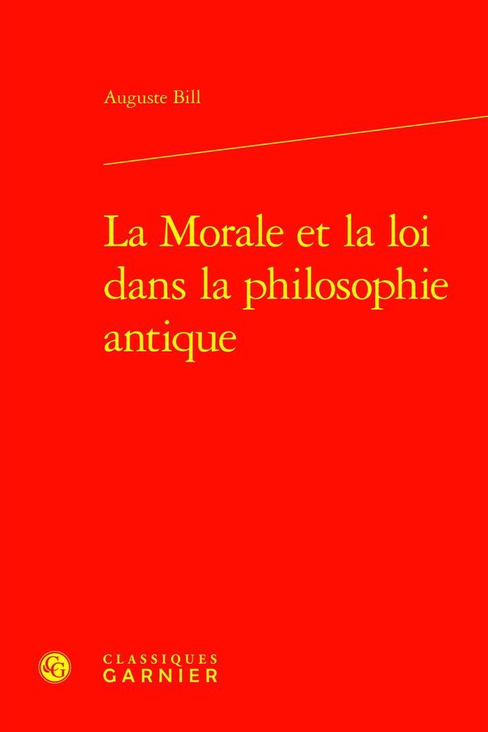 Couverture du livre « LA MORALE ET LA LOI DANS LA PHILOSOPHIE ANTIQUE » de Matthieu Arnold, librairie Les Contes Infusés à Corte