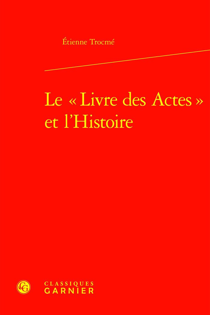 Couverture du livre « LE  LIVRE DES ACTES  ET L'HISTOIRE » de Matthieu Arnold, librairie Les Contes Infusés à Corte