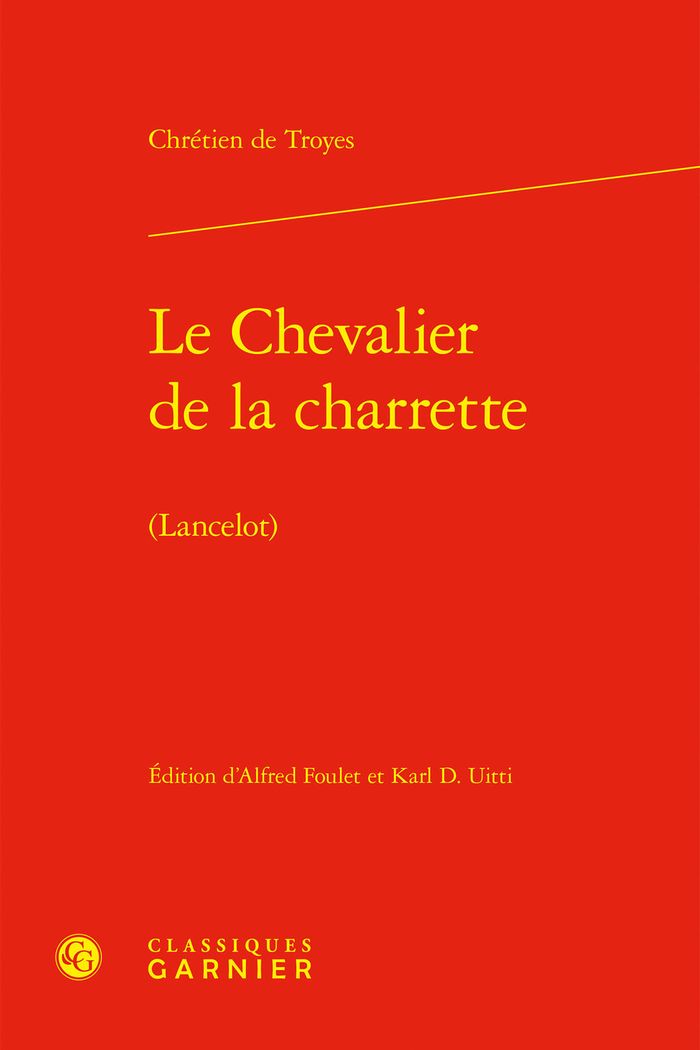 Couverture du livre « Le chevalier de la charrette : Lancelot » de Chrétien de Troyes, librairie Les Contes Infusés à Corte