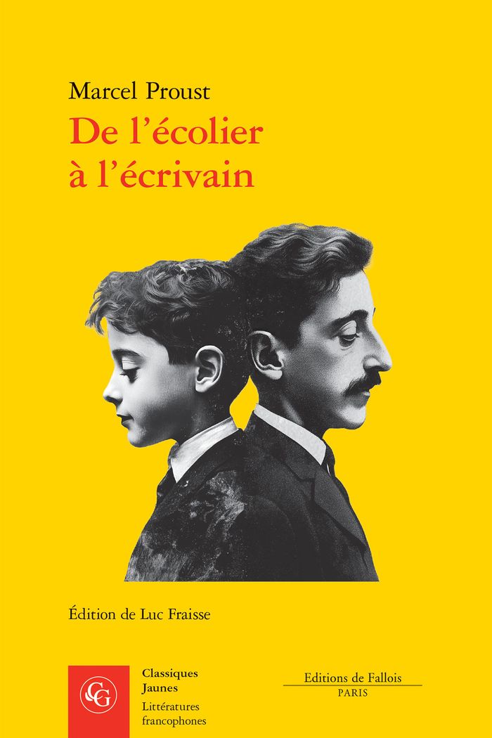 Couverture du livre « De l'écolier à l'écrivain : travaux de jeunesse, 1884-1895 », librairie Les Contes Infusés à Corte