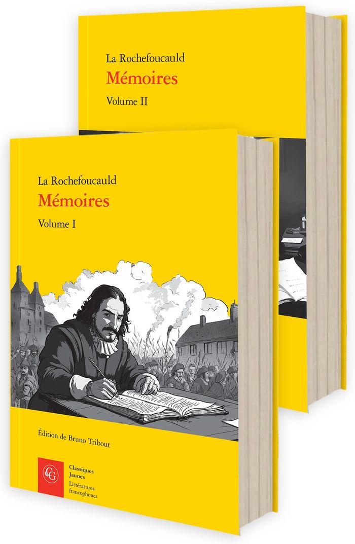 Couverture du livre « Mémoires » de François de La Rochefoucauld, librairie Les Contes Infusés à Corte