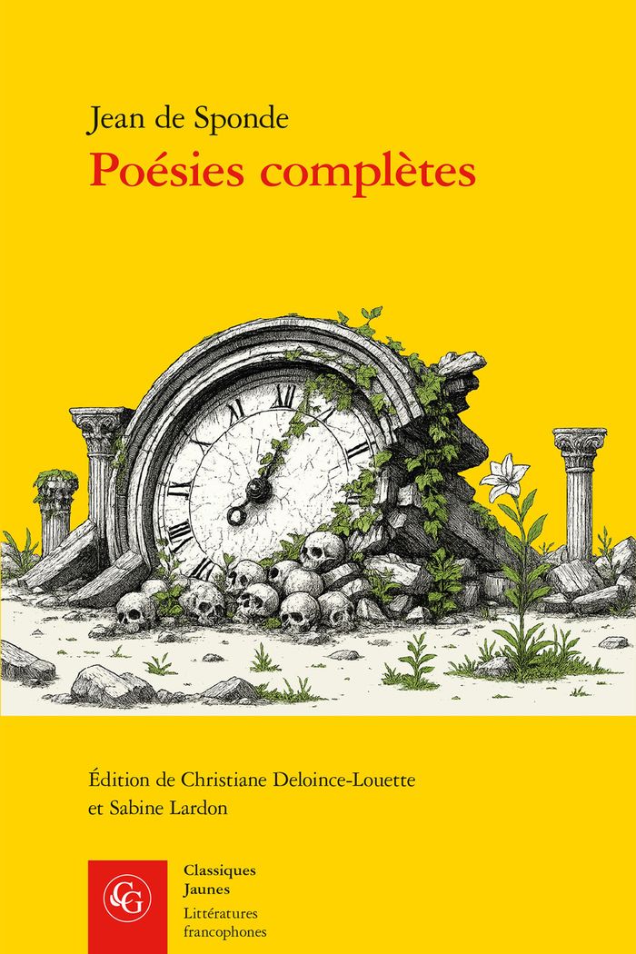 Couverture du livre « Poésies complètes » de Jean de Sponde, librairie Les Contes Infusés à Corte