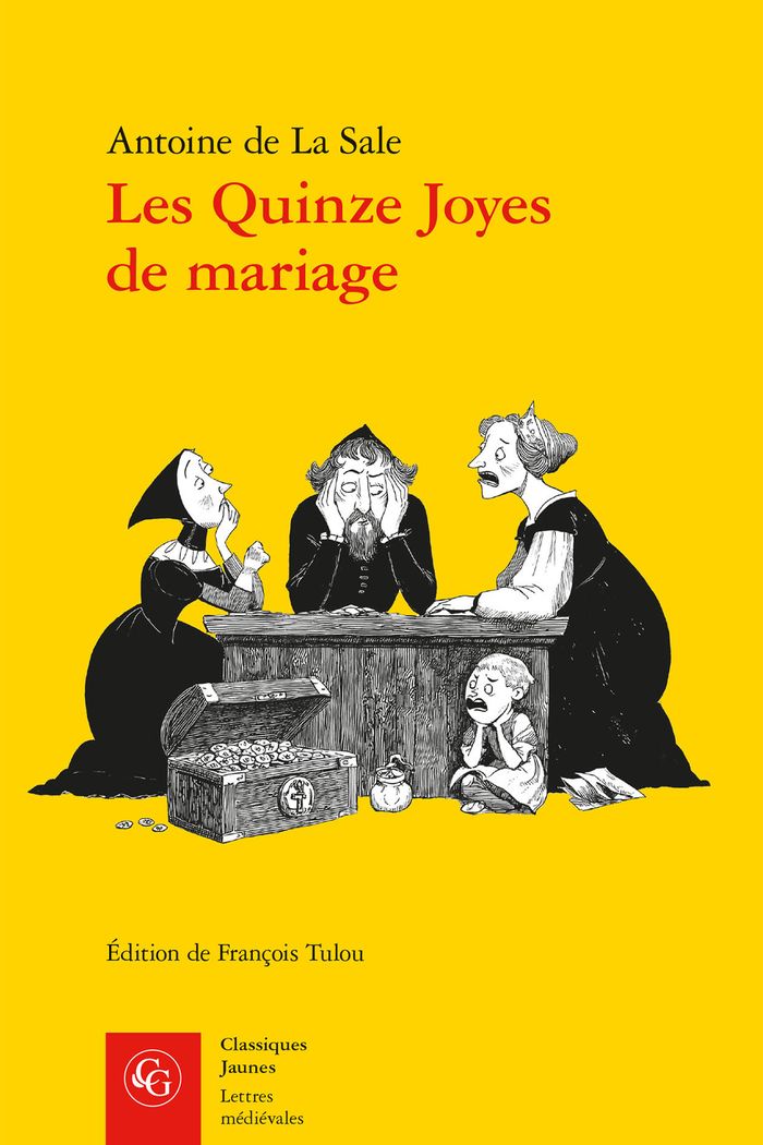 Couverture du livre « LES QUINZE JOYES DE MARIAGE », librairie Les Contes Infusés à Corte