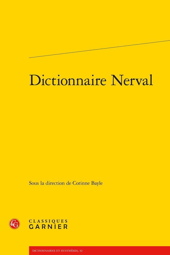 Couverture du livre « DICTIONNAIRE NERVAL » de Collectif, librairie Les Contes Infusés à Corte
