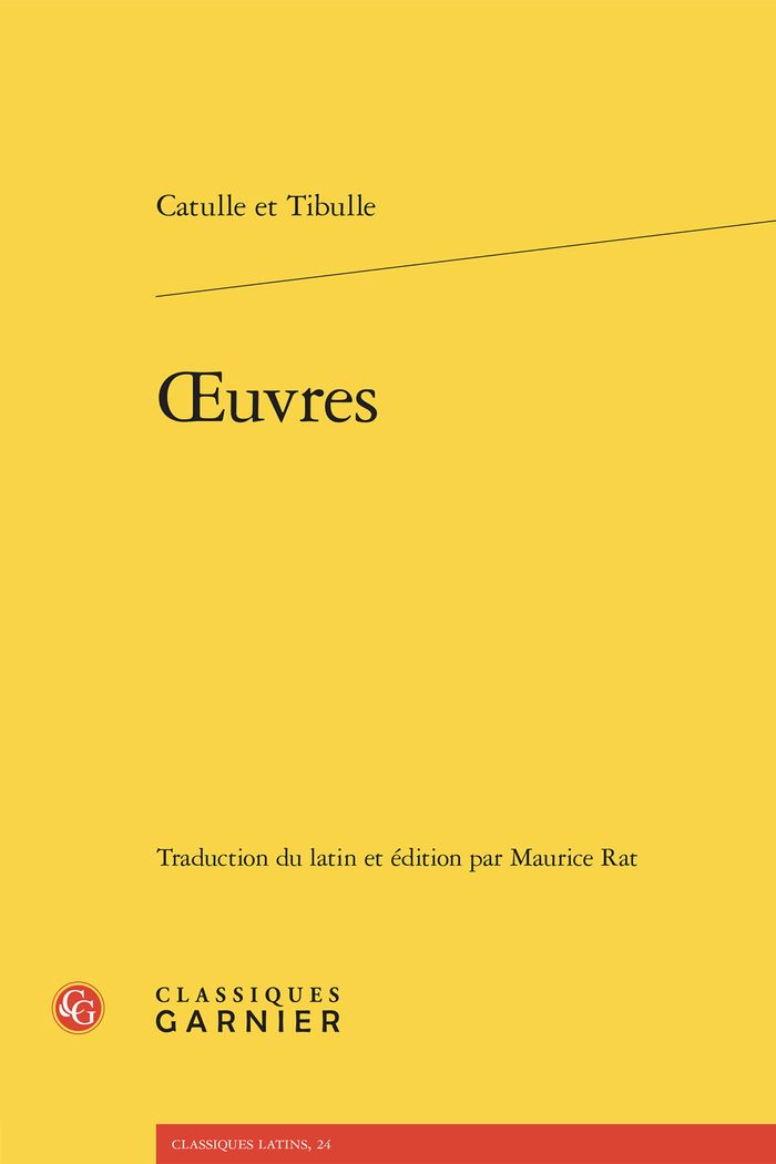Couverture du livre « Oeuvres » de Catulle, librairie Les Contes Infusés à Corte