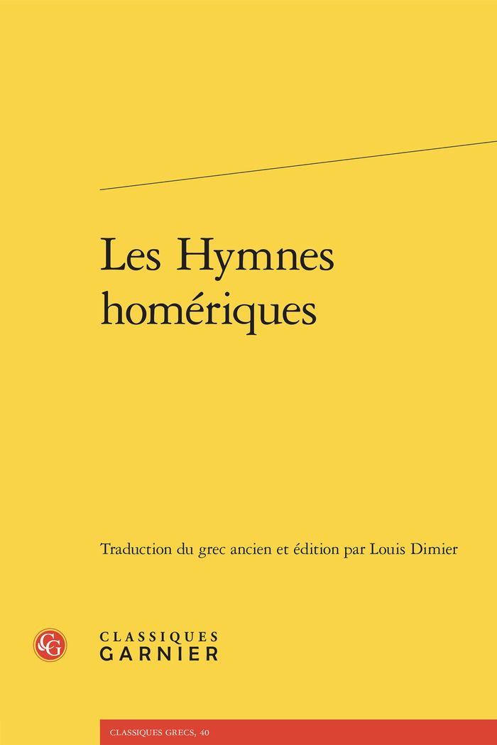 Couverture du livre « Hymnes homériques », librairie Les Contes Infusés à Corte