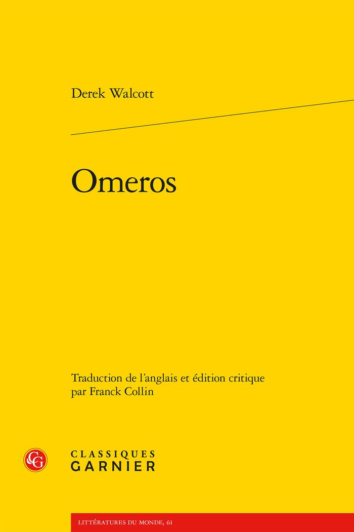 Couverture du livre « Omeros », librairie Les Contes Infusés à Corte