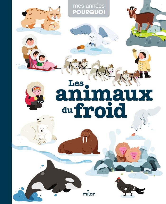 Couverture du livre « Les animaux du froid » de Pascale Hédelin, librairie Les Contes Infusés à Corte