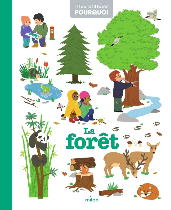 Couverture du livre « La forêt » de Pascale Hédelin, librairie Les Contes Infusés à Corte