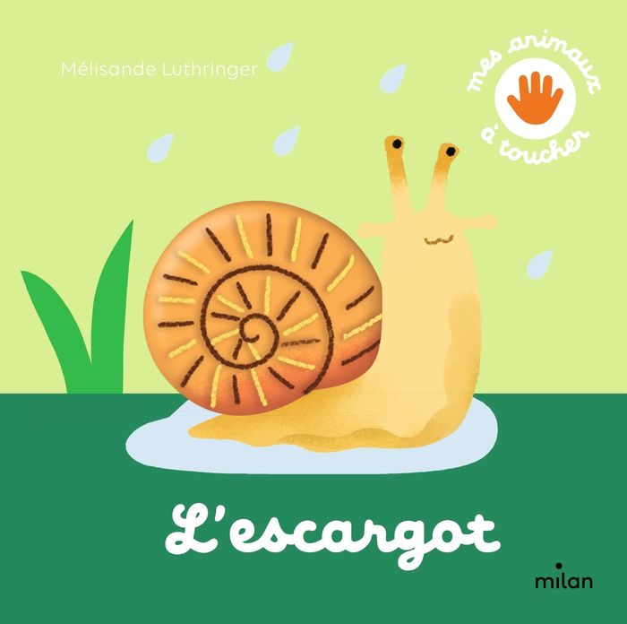 Couverture du livre « L'escargot » de Mélisande Luthringer, librairie Les Contes Infusés à Corte