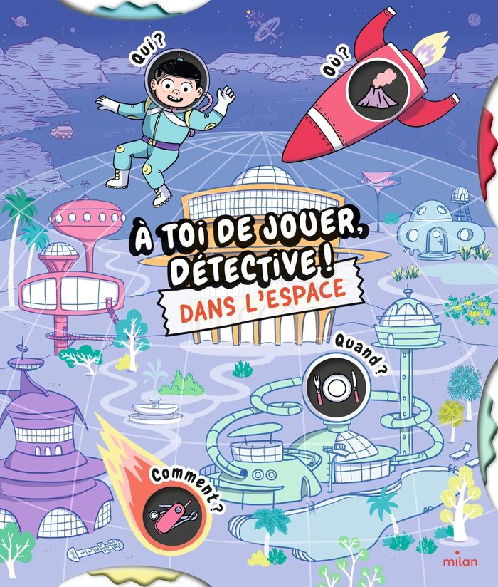 Couverture du livre « Dans l'espace », librairie Les Contes Infusés à Corte