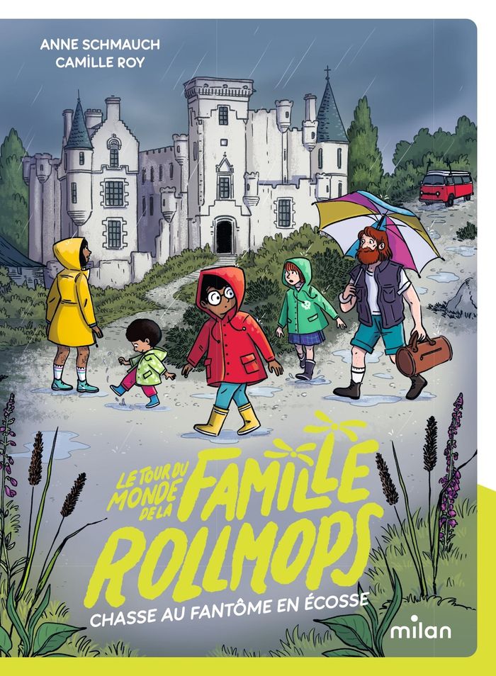 Couverture du livre « Chasse au fantôme en Écosse » de Anne Schmauch, librairie Les Contes Infusés à Corte
