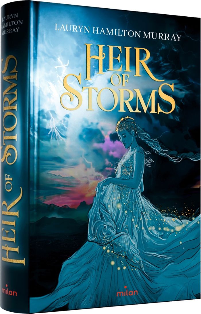 Couverture du livre « HEIR OF STORMS, TOME 01 - LA FILLE DES TEMPETES », librairie Les Contes Infusés à Corte