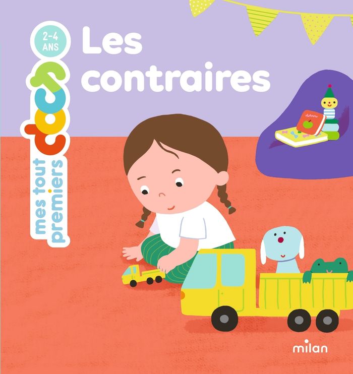 Couverture du livre « Les contraires » de Delphine Soury, librairie Les Contes Infusés à Corte