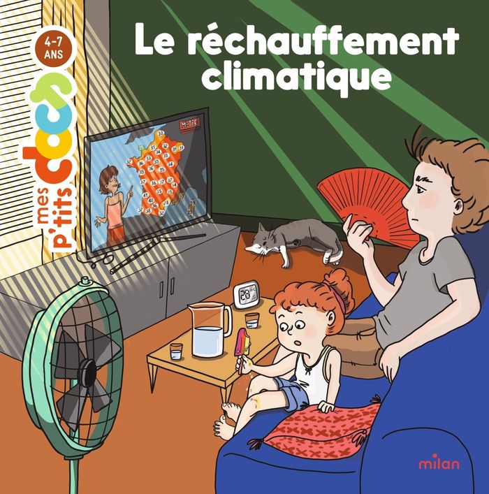 Couverture du livre « Le réchauffement climatique », librairie Les Contes Infusés à Corte