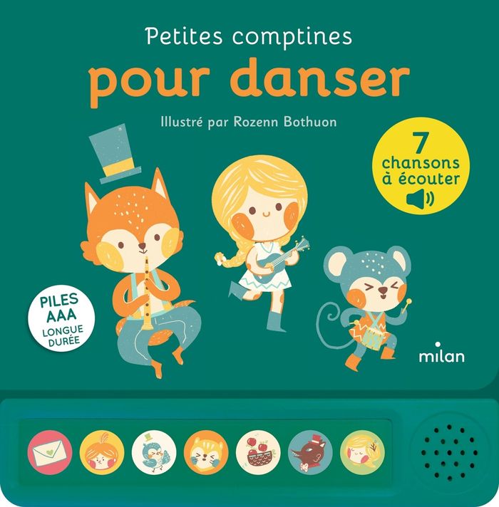 Couverture du livre « Petites comptines pour danser » de Rozenn Bothuon, librairie Les Contes Infusés à Corte
