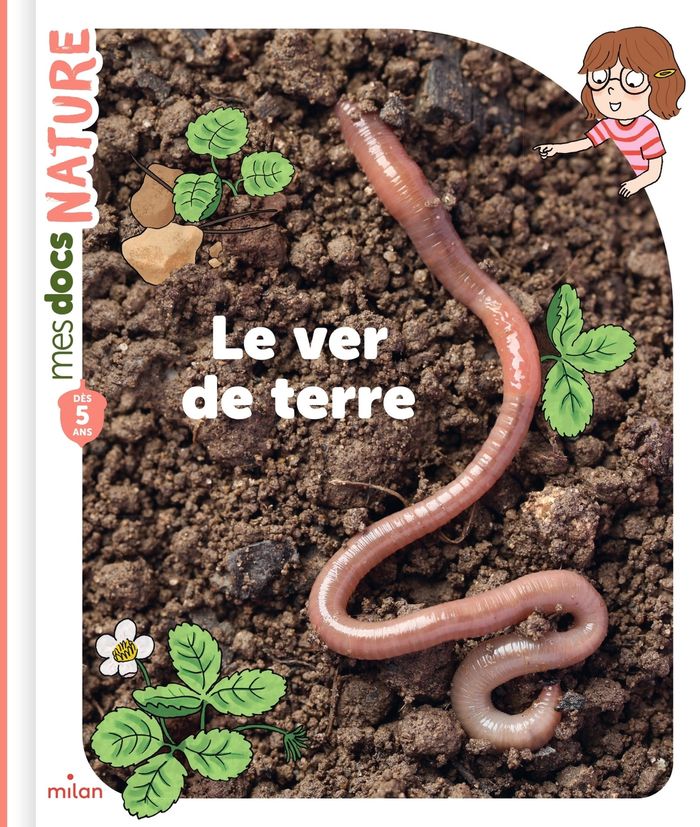 Couverture du livre « Le ver de terre » de Stéphanie Ledu, librairie Les Contes Infusés à Corte