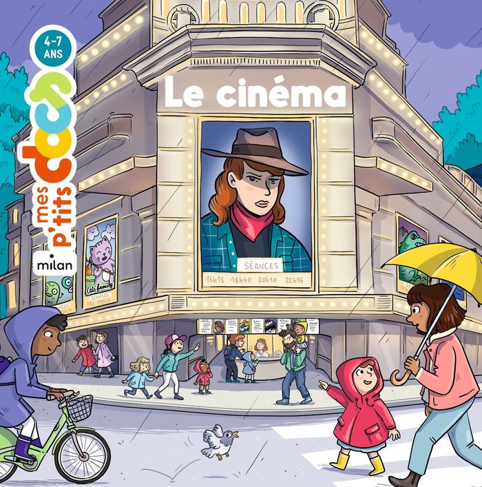 Couverture du livre « Le cinéma » de Stéphanie Ledu, librairie Les Contes Infusés à Corte