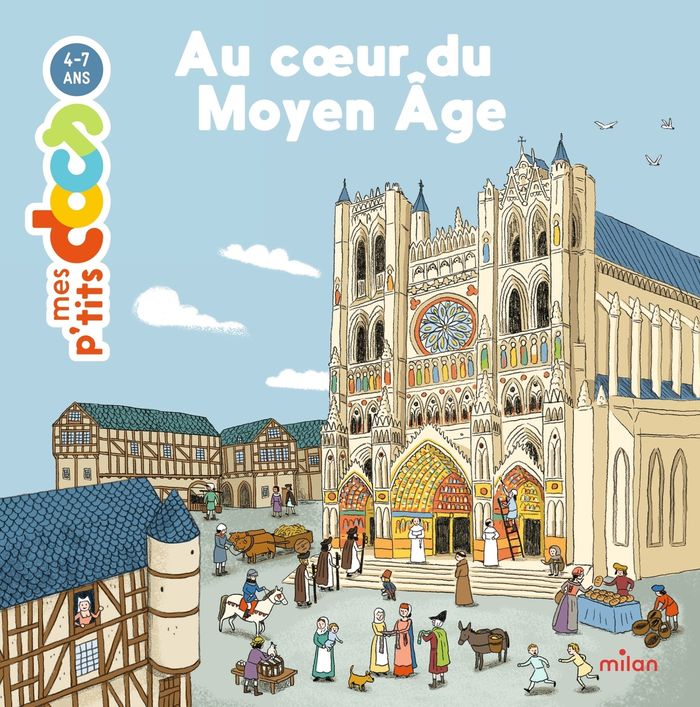 Couverture du livre « Au coeur du Moyen âge » de Stéphanie Ledu, librairie Les Contes Infusés à Corte