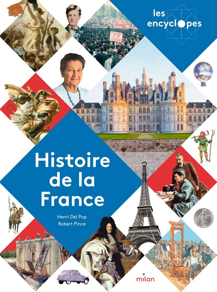 Couverture du livre « Histoire de la France » de Henri Del Pup, librairie Les Contes Infusés à Corte