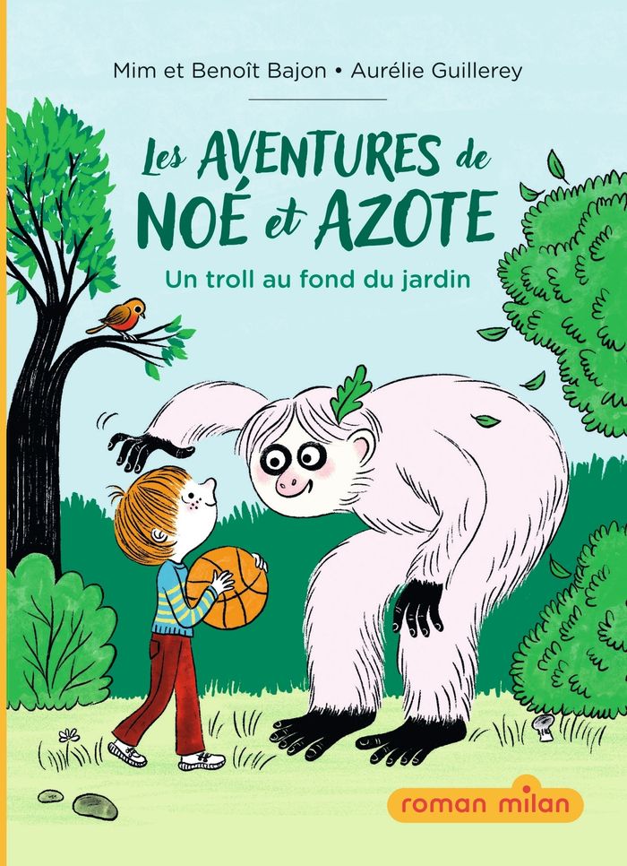 Couverture du livre « Un troll au fond du jardin » de Mim, librairie Les Contes Infusés à Corte