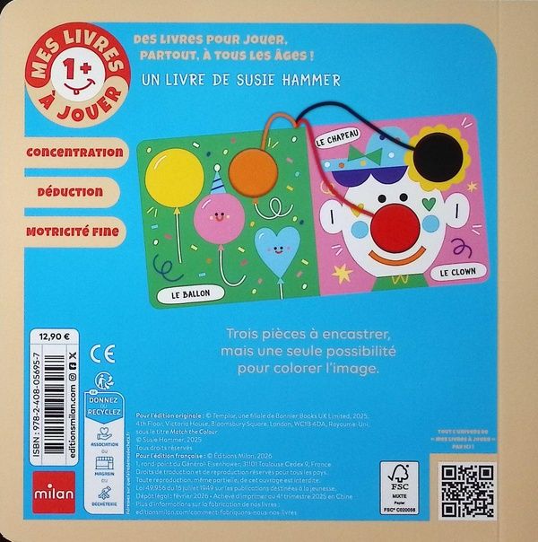 Quatrième de couverture de « Le monde des couleurs : sauras-tu placer les couleurs dans l'image ? »
