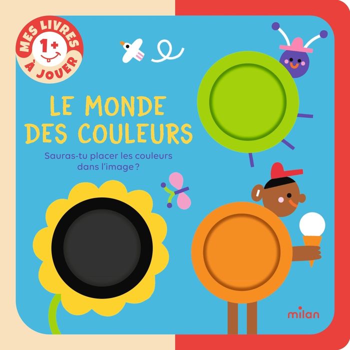 Couverture du livre « Le monde des couleurs : sauras-tu placer les couleurs dans l'image ? » de Collectif, librairie Les Contes Infusés à Corte