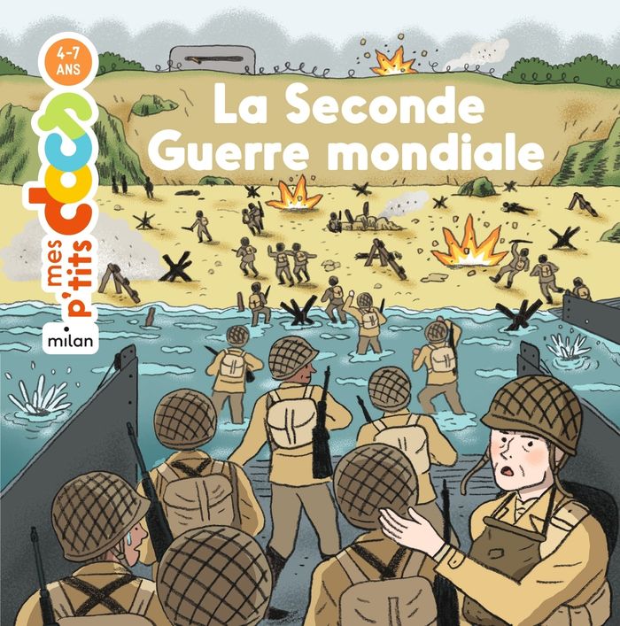 Couverture du livre « La Seconde guerre mondiale » de Stéphanie Ledu, librairie Les Contes Infusés à Corte