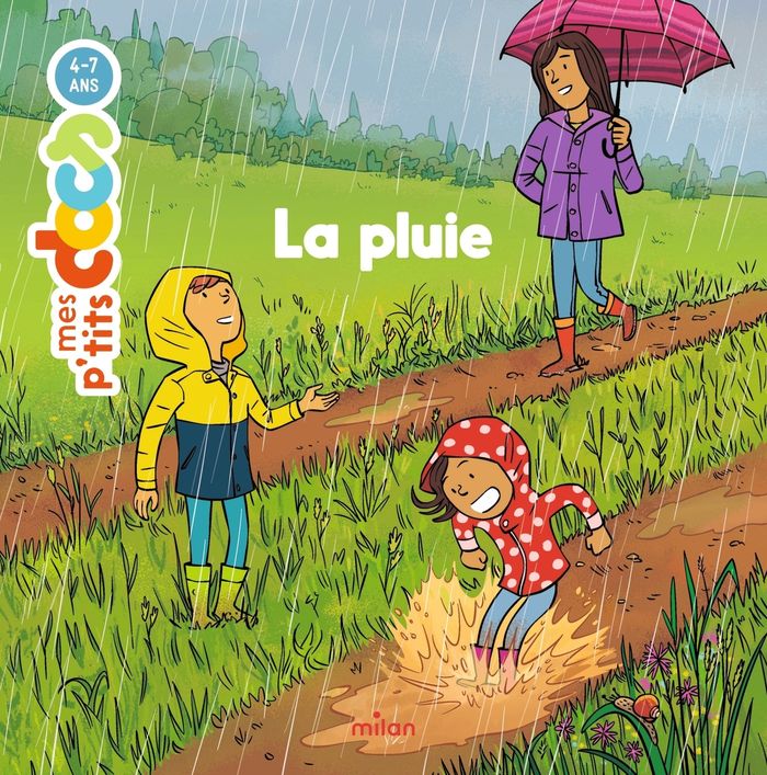 Couverture du livre « La pluie » de Stéphanie Ledu, librairie Les Contes Infusés à Corte