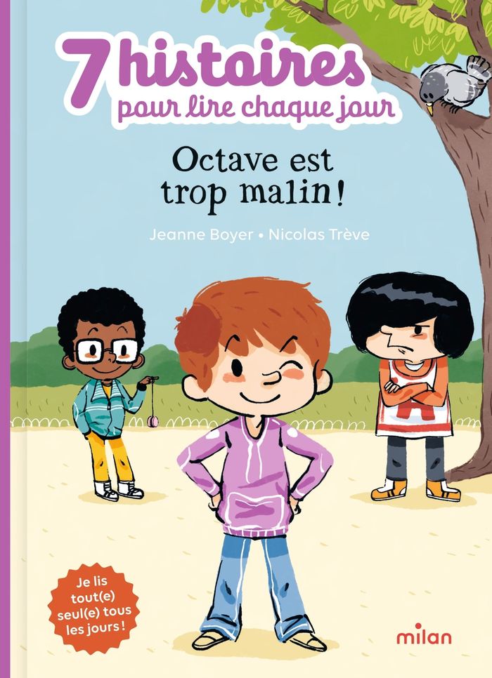 Couverture du livre « Octave est trop malin ! » de Jeanne Boyer-Driot, librairie Les Contes Infusés à Corte