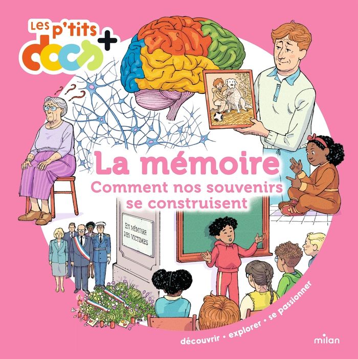 Couverture du livre « La mémoire : Comment nos souvenirs se construisent » de Angélique Le Touze, librairie Les Contes Infusés à Corte