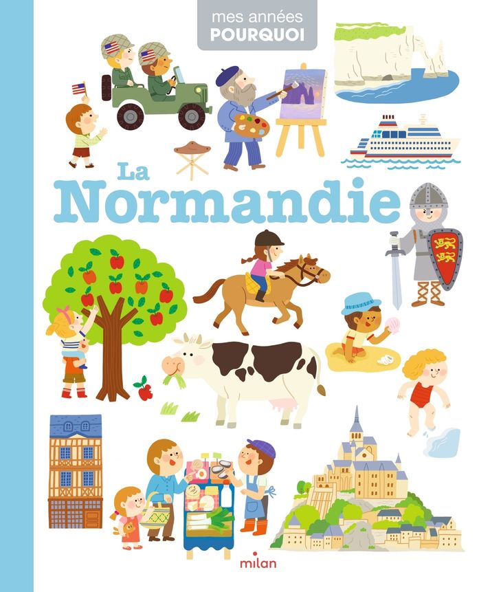 Couverture du livre « La Normandie » de Camille Moreau, librairie Les Contes Infusés à Corte