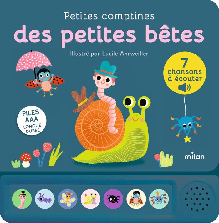 Couverture du livre « PETITES COMPTINES DES PETITES BETES » de L. Colas-Ahrweiller, librairie Les Contes Infusés à Corte