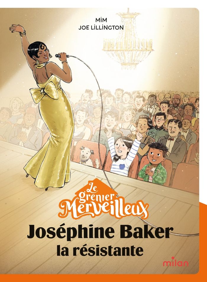 Couverture du livre « Joséphine Baker, la résistante » de Mim, librairie Les Contes Infusés à Corte