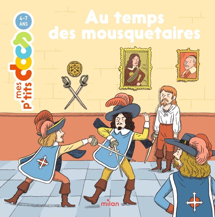 Couverture du livre « Au temps des mousquetaires », librairie Les Contes Infusés à Corte