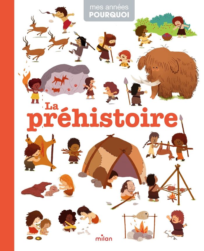 Couverture du livre « La Préhistoire » de Cécile Benoist, librairie Les Contes Infusés à Corte