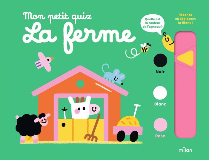 Couverture du livre « MON PETIT QUIZ - LA FERME » de Atkinson/hammer, librairie Les Contes Infusés à Corte