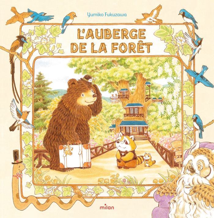 Couverture du livre « L'AUBERGE DE LA FORET », librairie Les Contes Infusés à Corte