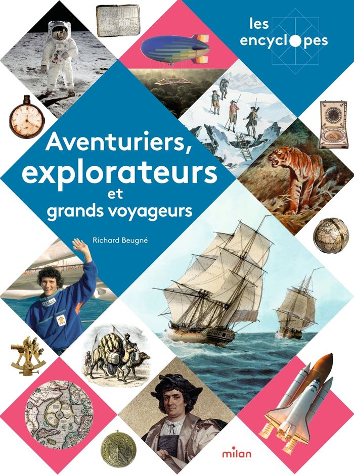Couverture du livre « EXPLORATEURS, AVENTURIERS ET GRANDS VOYAGEURS » de Beugne/joblin, librairie Les Contes Infusés à Corte