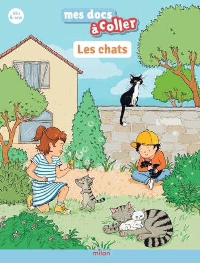Couverture du livre « LES CHATS » de Ledu/rubini, librairie Les Contes Infusés à Corte