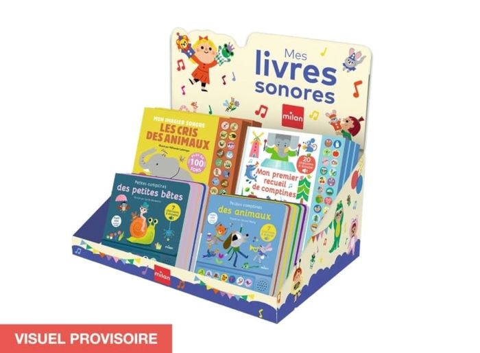 Couverture du livre « COMPTOIR 16 EX LIVRES SONORES MILAN 2027 » de Xxx, librairie Les Contes Infusés à Corte