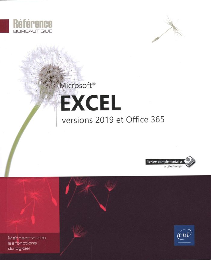 Couverture du livre « EXCEL - VERSIONS 2019 ET OFFICE 365 » de Collectif, librairie Les Contes Infusés à Corte