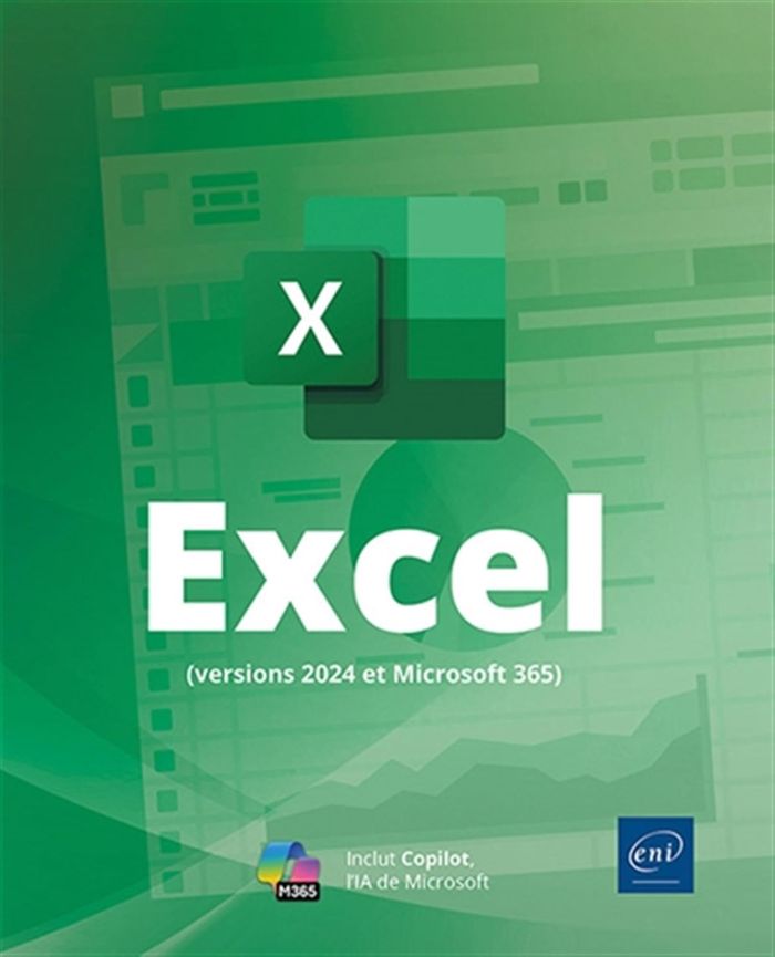 Couverture du livre « Excel : version 2024 et Microsoft 365 » de Collectif, librairie Les Contes Infusés à Corte