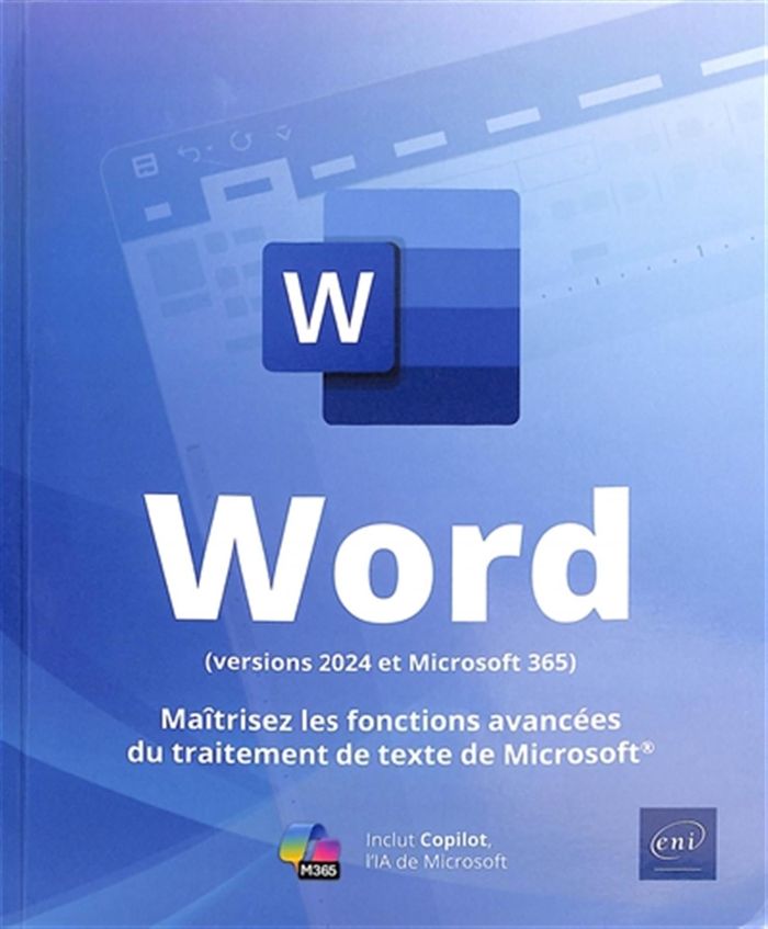 Couverture du livre « Word : versions 2024 et Microsoft 365 » de Collectif, librairie Les Contes Infusés à Corte