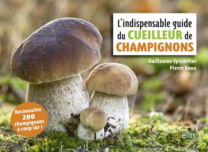 Couverture du livre « L'INDISPENSABLE GUIDE DU CUEILLEUR DE CHAMPIGNONS » de Eyssartier/roux, librairie Les Contes Infusés à Corte